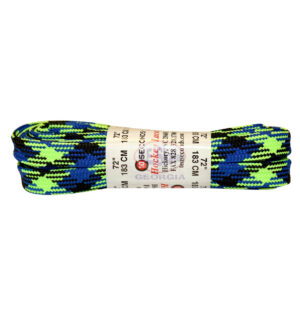 Neon Plaid Skate Laces