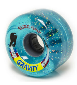 Sure-Grip Gravity Outdoor Wheels - Blue Glitter
